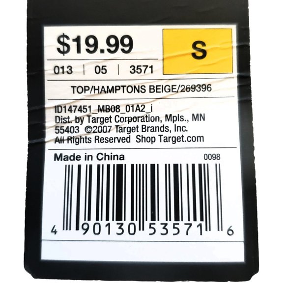 NWT Mossimo Sleeveless Taupe Blouse - Picture 7 of 10